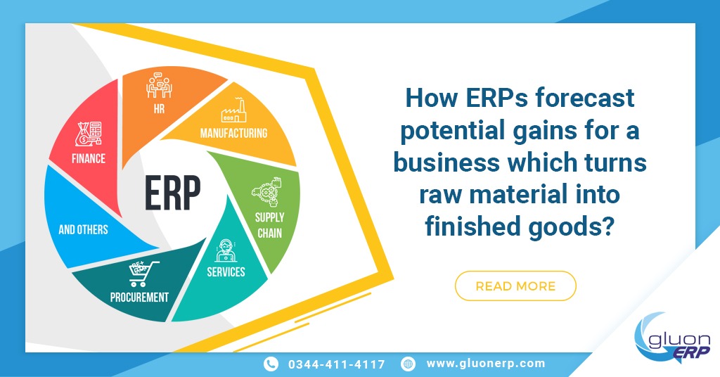ERPs forecast potential gains for a business - Cloud ERP