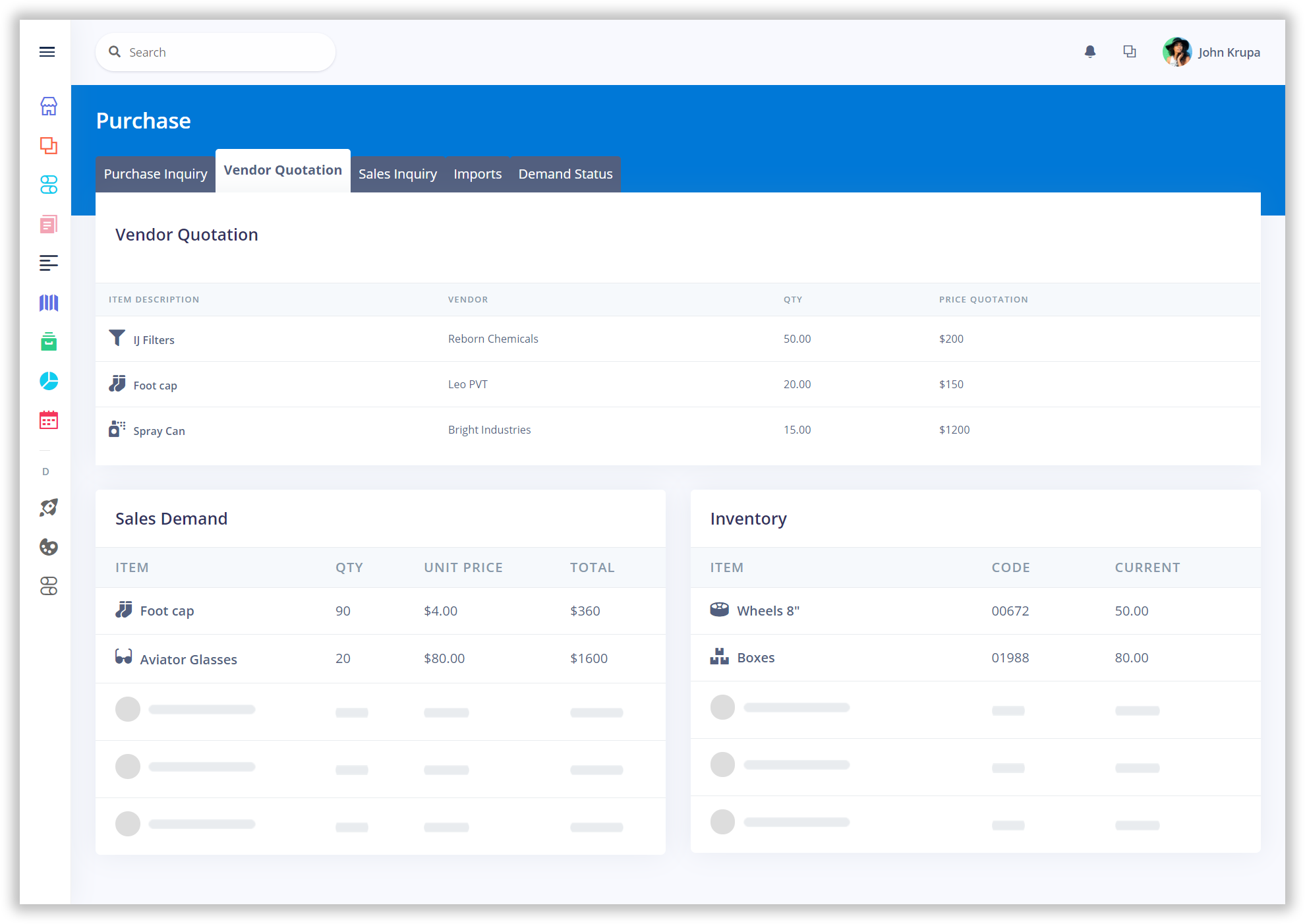 Import-Module Application of Gluon ERP software. Gluon ERP is the best ERP System in Pakistan, UAE, Saudi Arabia, Africa, Europe, USA