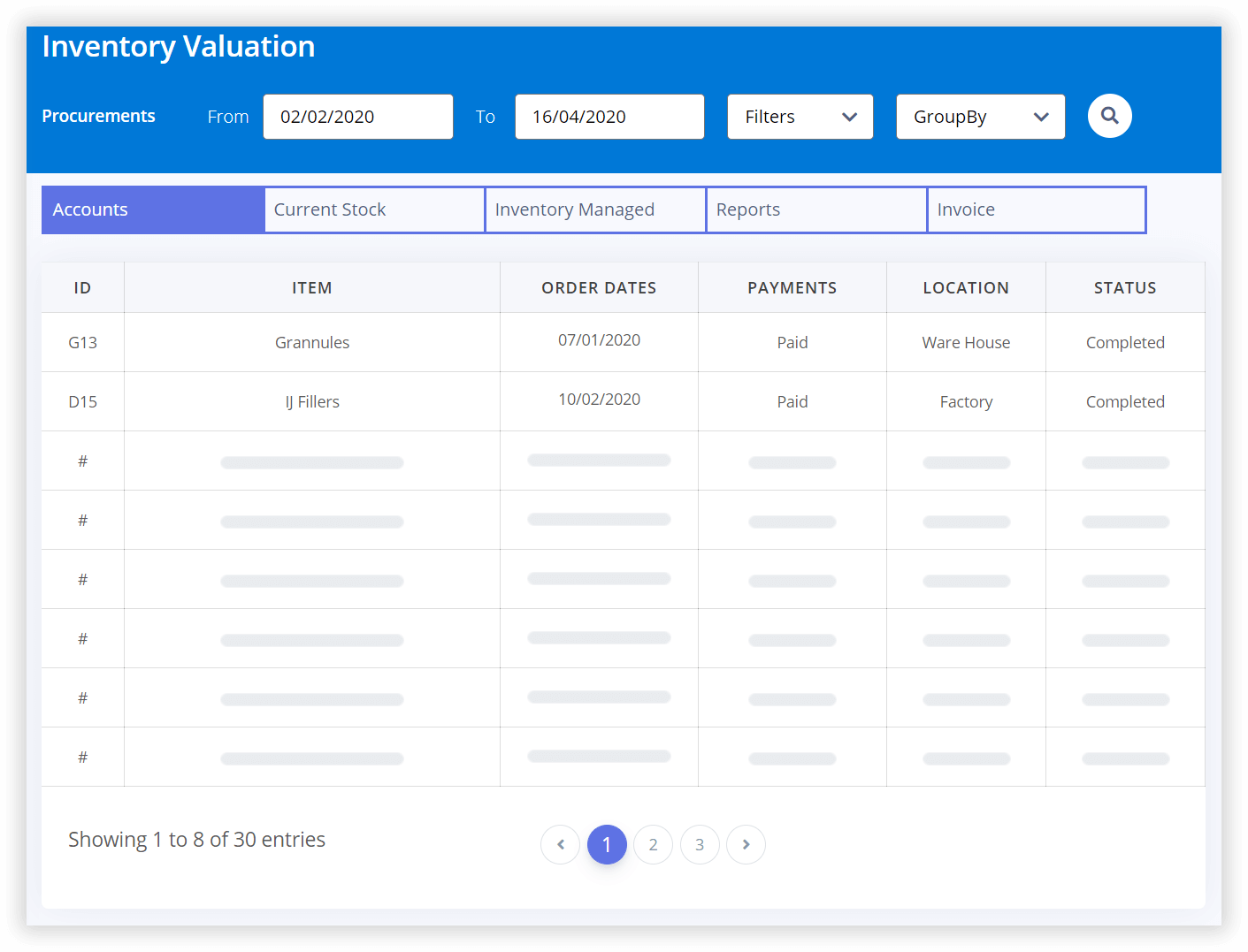 GLUON Inventory Management Module